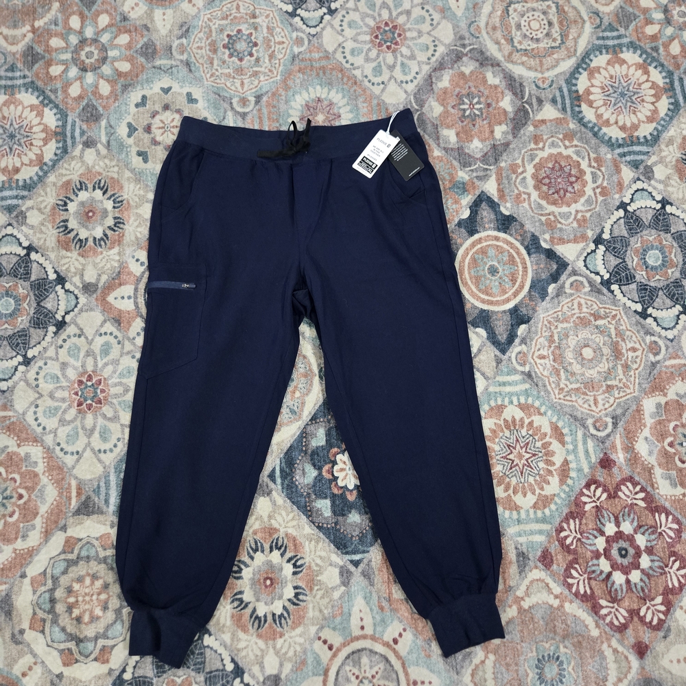 Pledge 5 Women's Navy Yoga Style Jogger Scrub Pants XLP